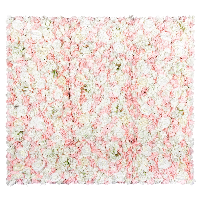 Light Pink Flower Wall 3D Artificial Flower Panel Home Shop Etsy