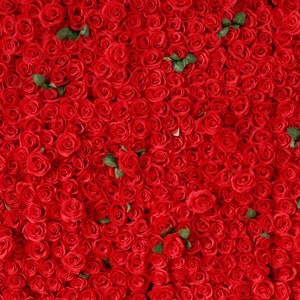 Big Sale 30% OFF!!! Ruby Rose Flower Wall 3-D Red Artificial Flower Panel Home Shop Party Wall Decor Photo Wedding Backdrop Arrangement