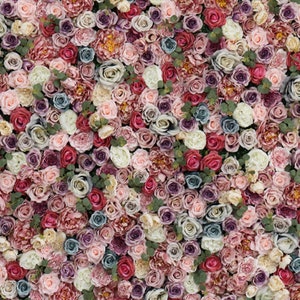 3D Flower Wall Panel: Caribbean Summer Wedding Decor