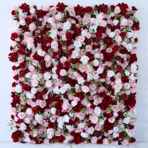 Big Sale 30% OFF!!! Flower Wall 3-D Artificial Flower Panel Home Shop Party Holiday Wall Décor Photo Backdrop Wedding Arrangement 21