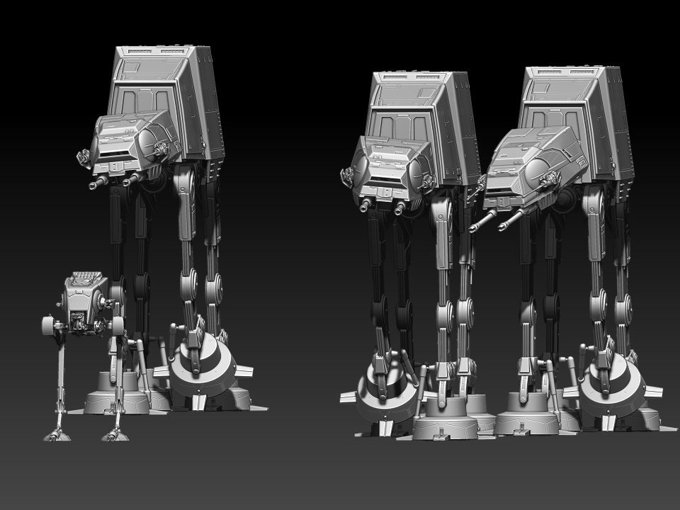 AT-AT Studio Scale Model - Etsy