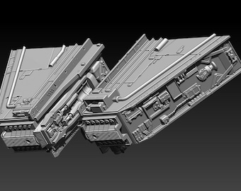 Millennium Falcon Lamp STL Files, 3D Print Ready
