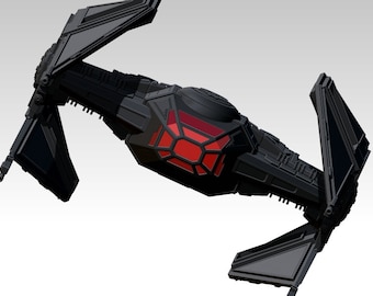 TIE SILENCER Kylo Ren 1/12 scale