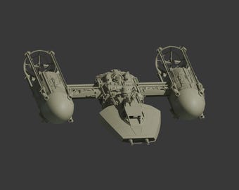 Y-WING 1/24, 1/12, 1/6 STUDIO SCALE digital model