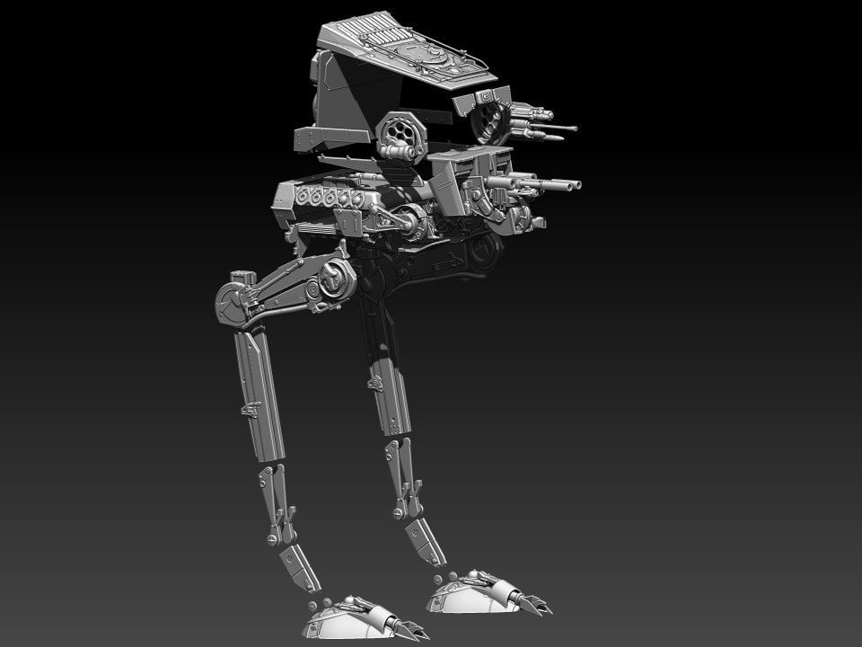 AT-ST 1/6 Scale Model - Etsy