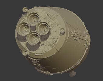 ESCAPE POD studio scale digital model