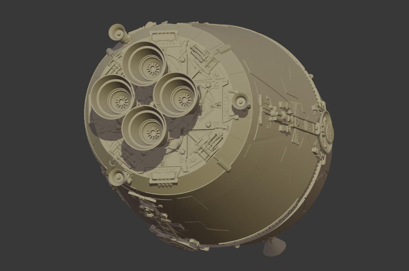 1/40 Star Wars Escape Podモデル完成品 ESCAPE POD Studio Scale Digital Model - Etsy