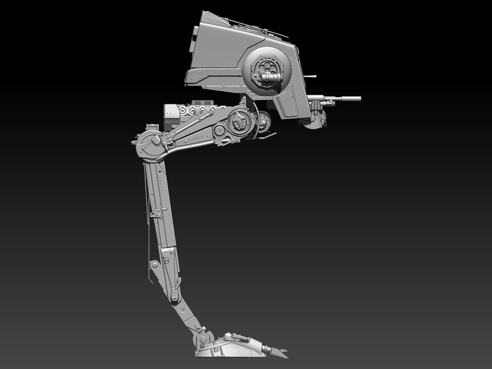 AT-ST Studio Scale Model - Etsy