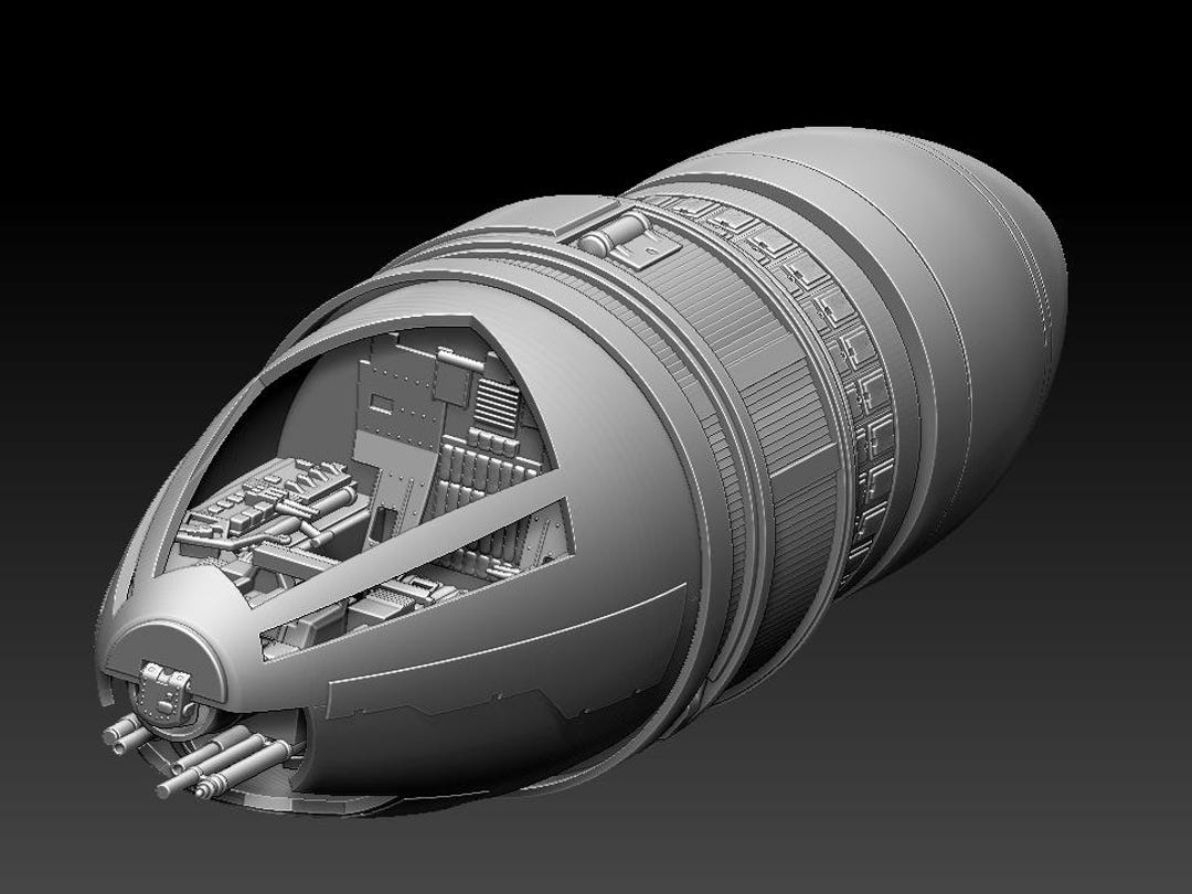 B-WING Studio Scale Digital Model - Etsy