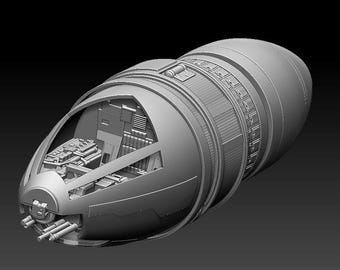 B-WING studio scale digital model