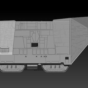 SANDCRAWLER STUDIO SCALE model