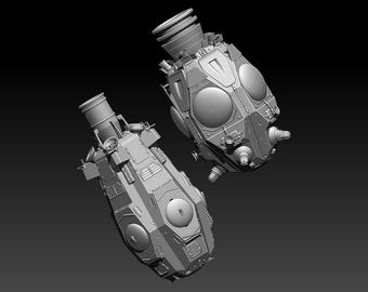 DISPATCH PODS studio scale digital models