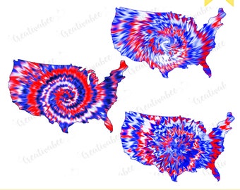 Patriotic tie dye Background Sublimation png file, Fourth of July sublimation, United States background, red, white, blue tie dye