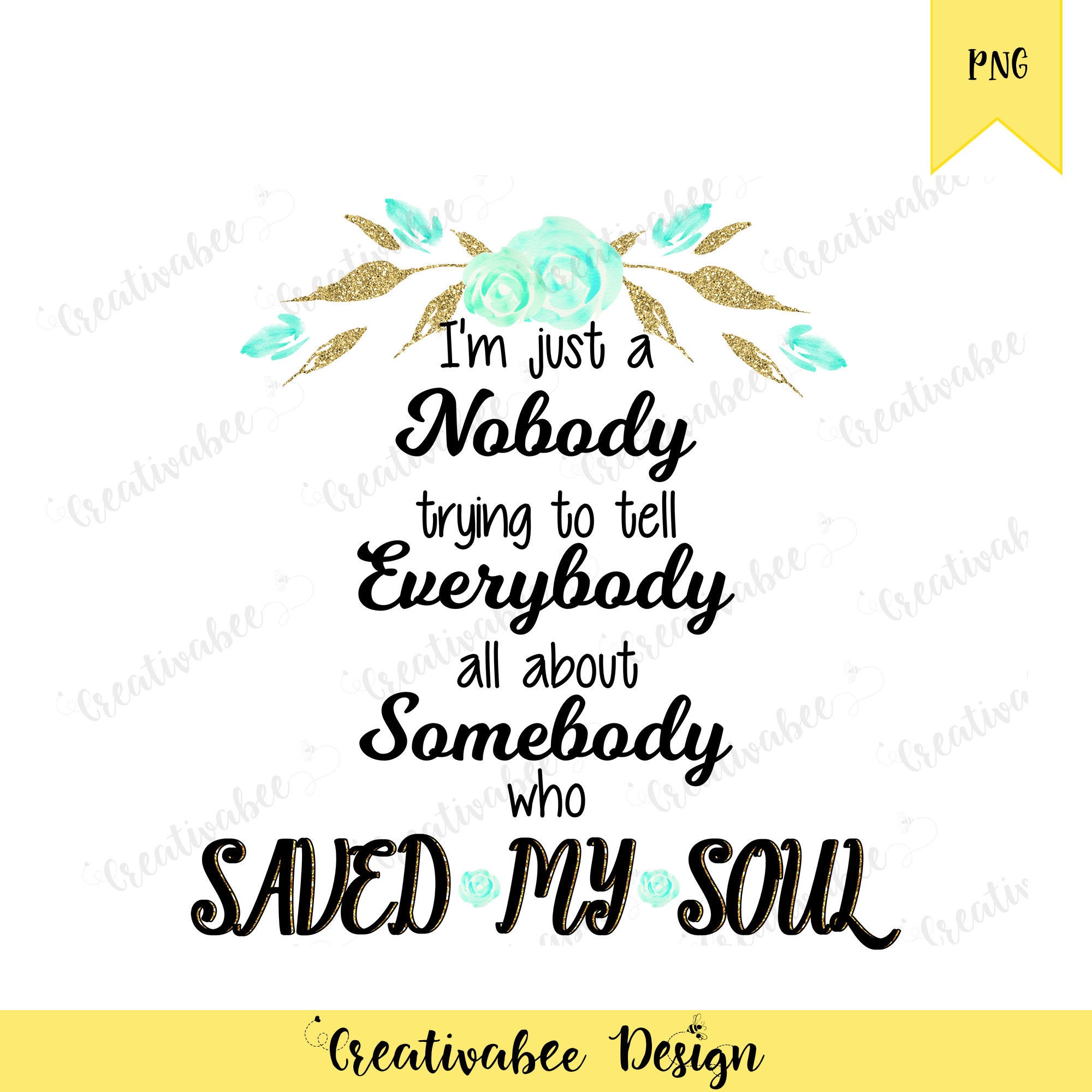 Nobody Casting Crowns Religious Christian Sublimation Etsy