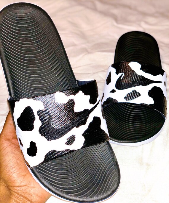 nike kawa slide print