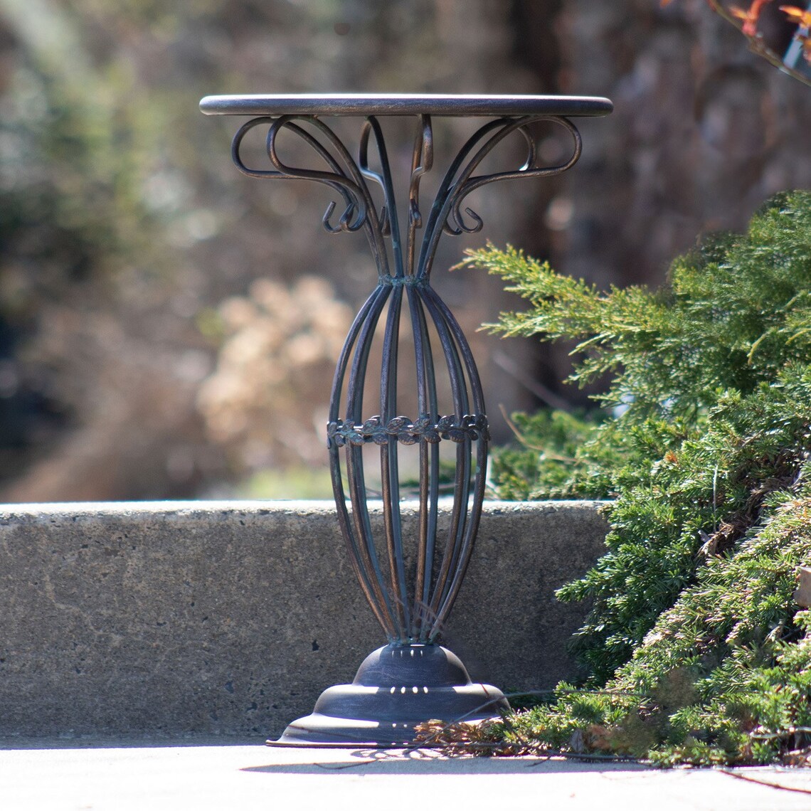 Pedestal Plant Stand 3 Sizes Etsy