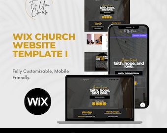 Wix Church Website Template I: Build Your Church's Online Presence