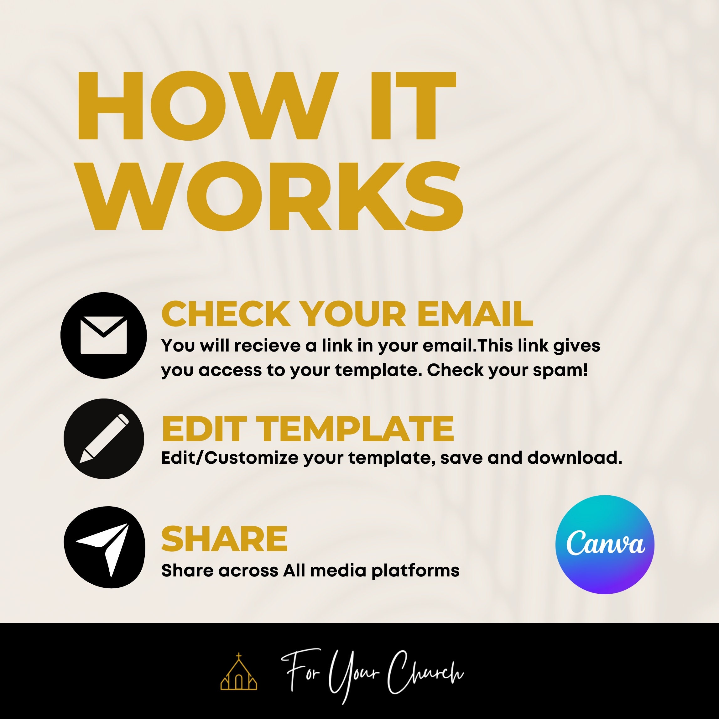 Church New Member Packet Canva Template ****instant Download****** 8.5 ...