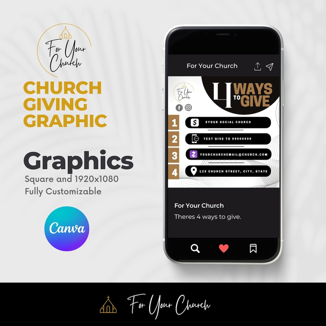 Ways To Give Church Template