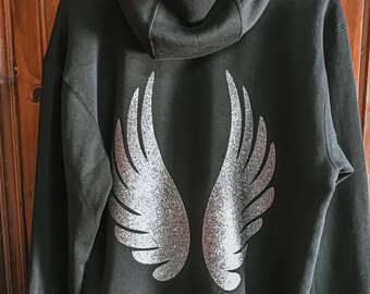 Black Cat With Angel Wings - Etsy