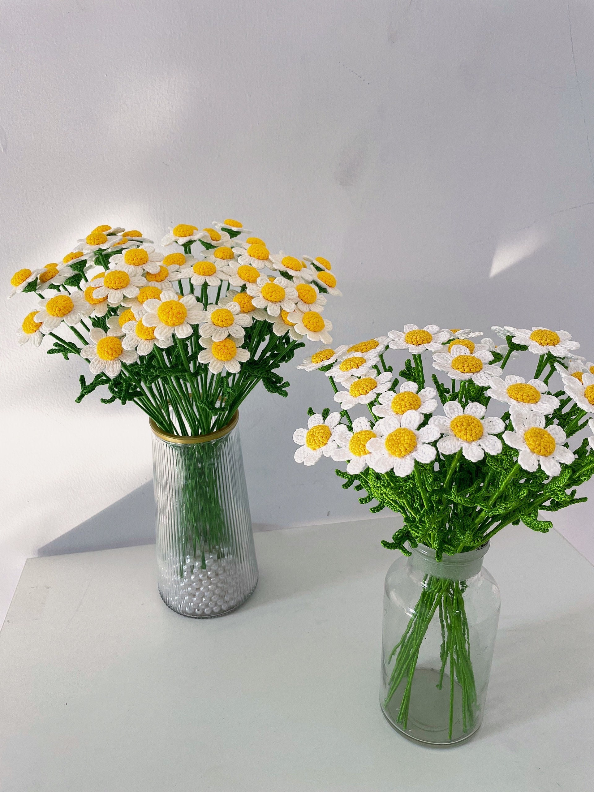 Himalayan Blooms Crochet Daisy Flower (White) main image 0