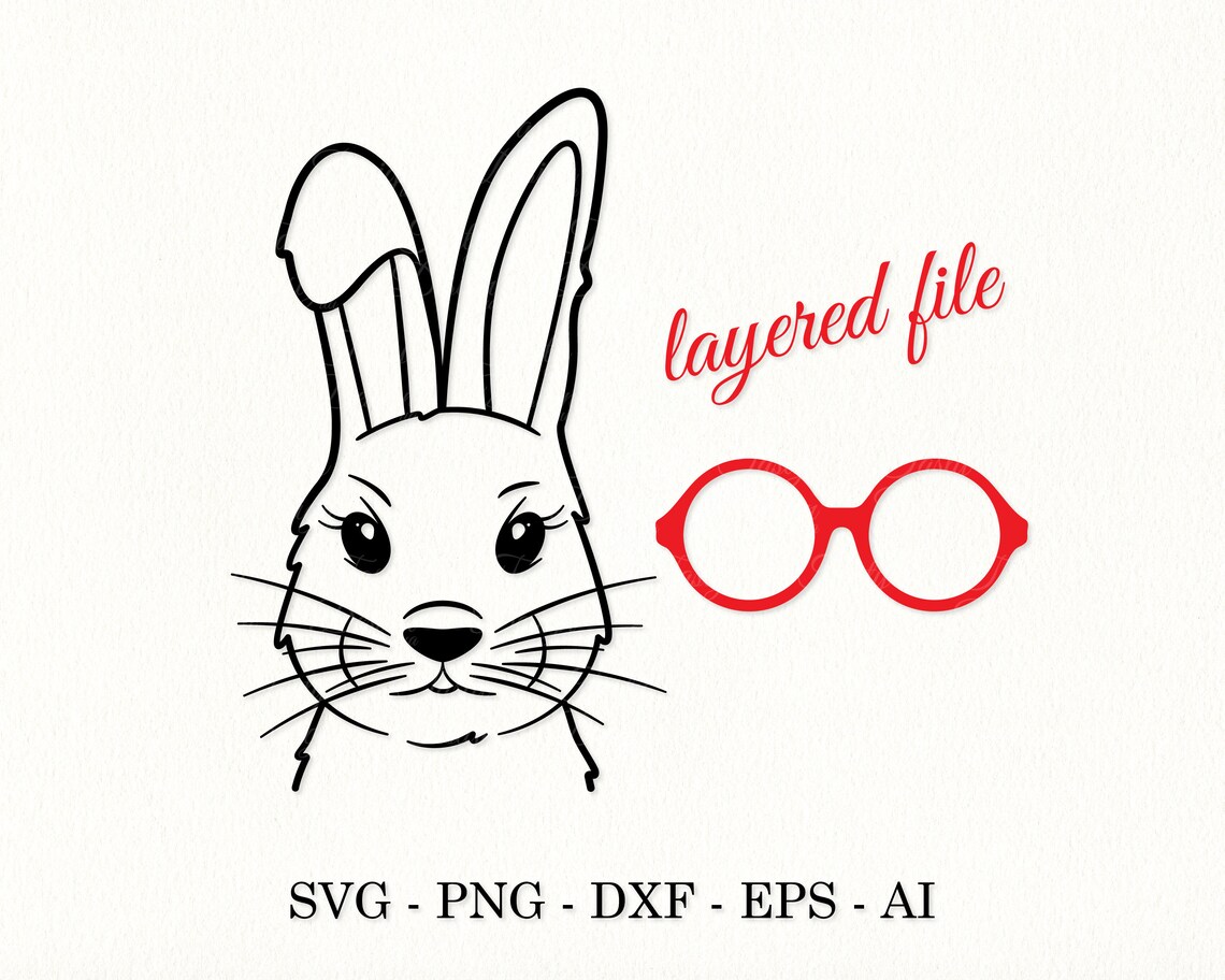 Free Free Bunny Svg With Glasses 477 SVG PNG EPS DXF File