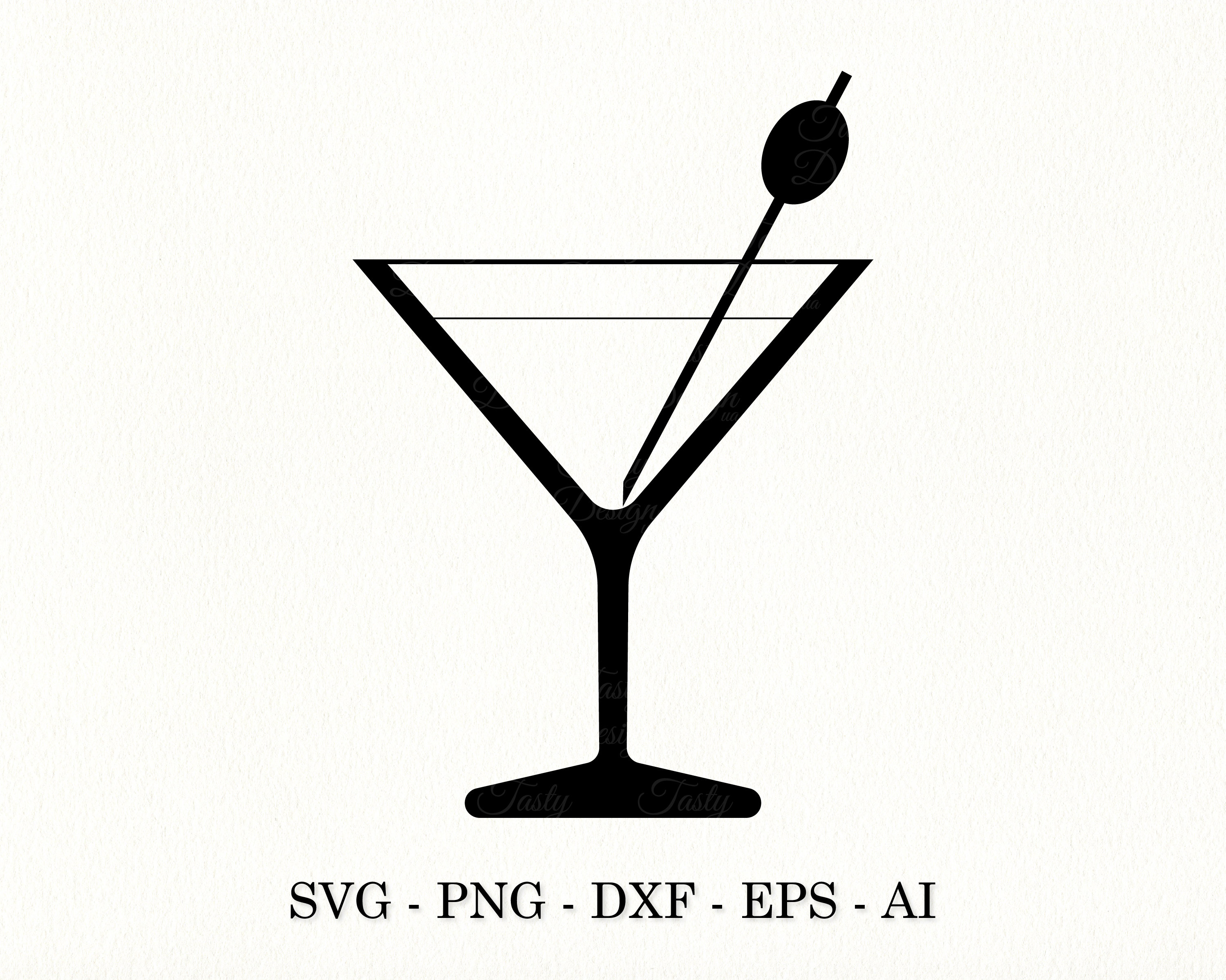 Martini Glass Svg Wine Glass Svg Cocktail Glass Stencil Svg - Etsy