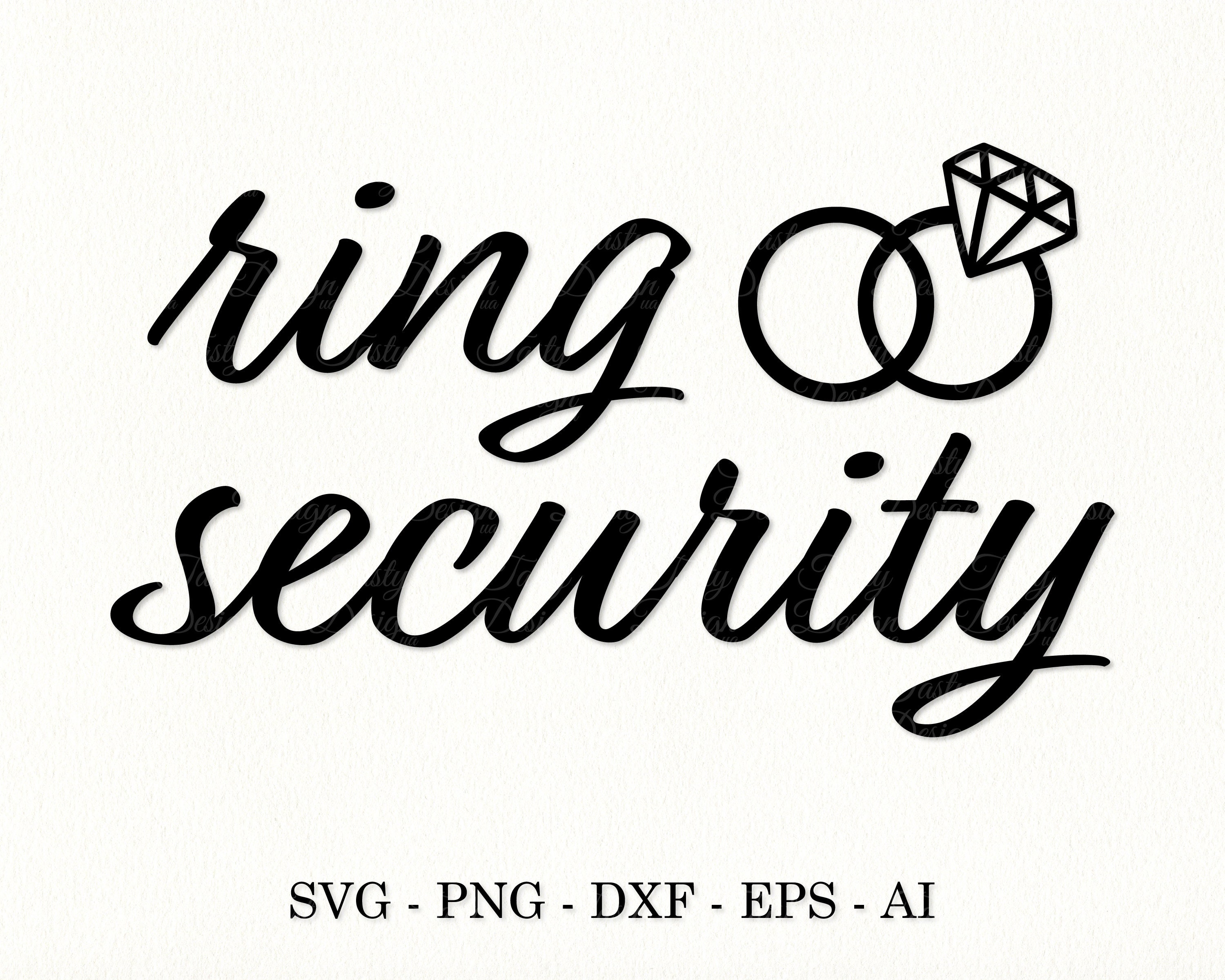 Ring Security Clipart Ring Security SVG Wedding Rings PNG Etsy