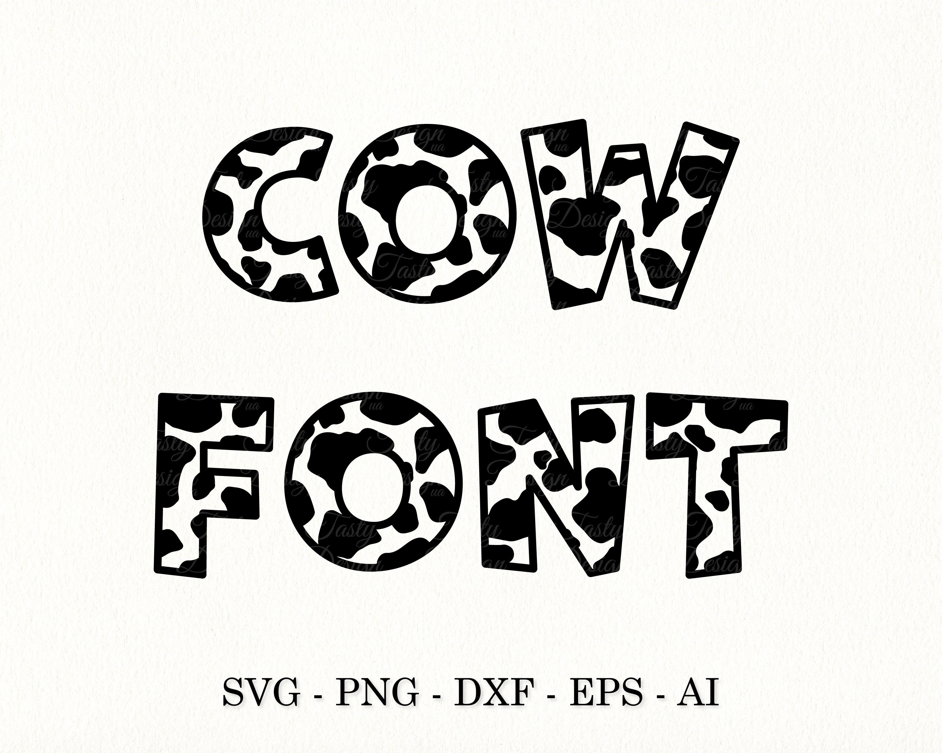 Cow Alphabet Svg File - vrogue.co