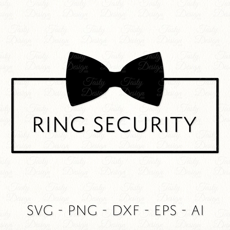 Ring Security Vector Files Wedding Ring Security Badge Template - Etsy