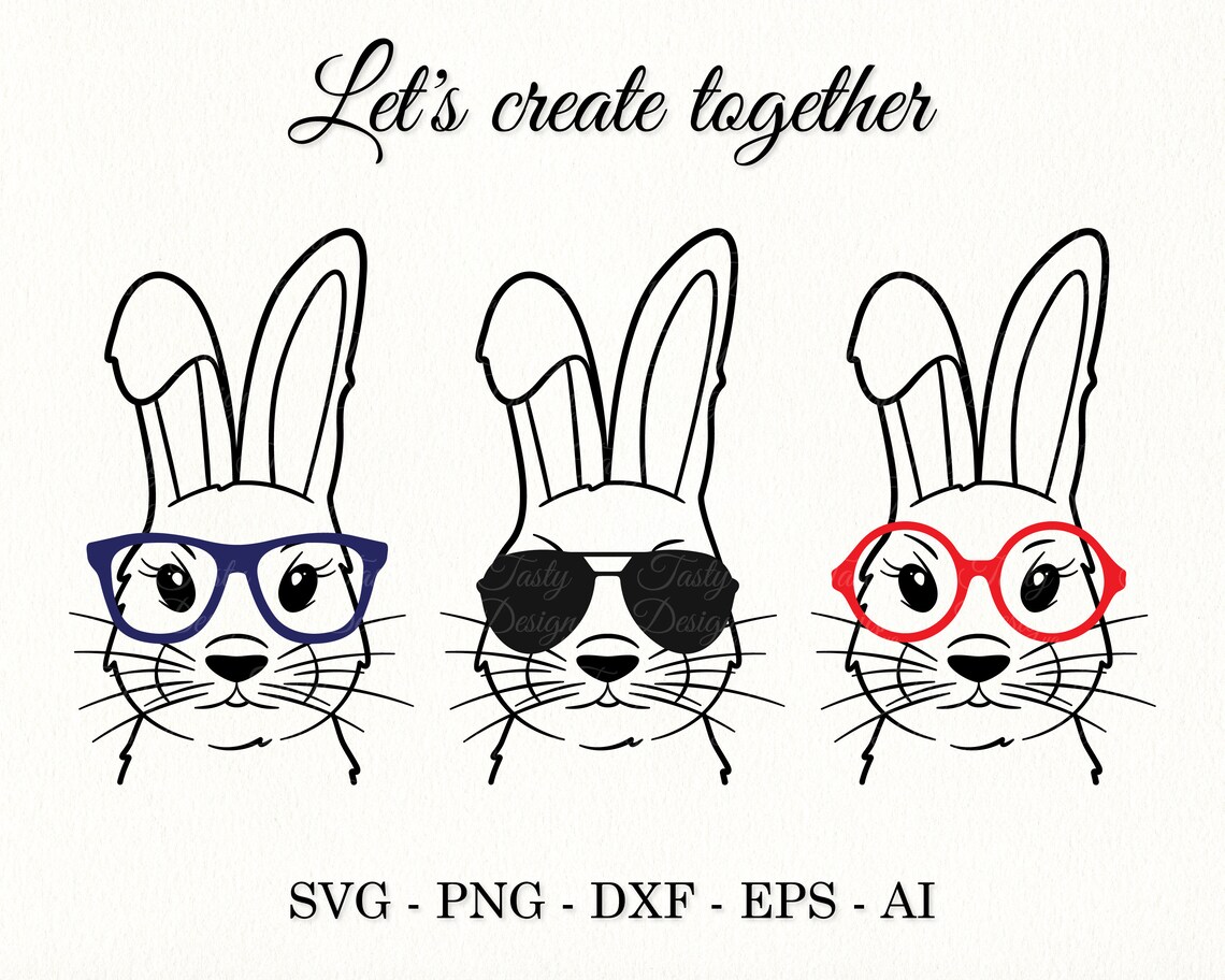 Free Free Bunny Sunglasses Svg 902 SVG PNG EPS DXF File