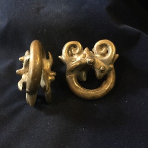 E23# Amazing Tribal Traditional Ear Weight Earring Jewellery Dayak Kalimantan Borneo