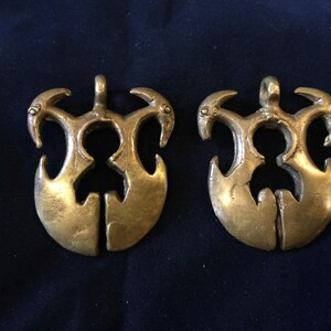 BE21# Batak Tribal Traditional Earring Jewelry Piercing Stud Sumatra Indonesia