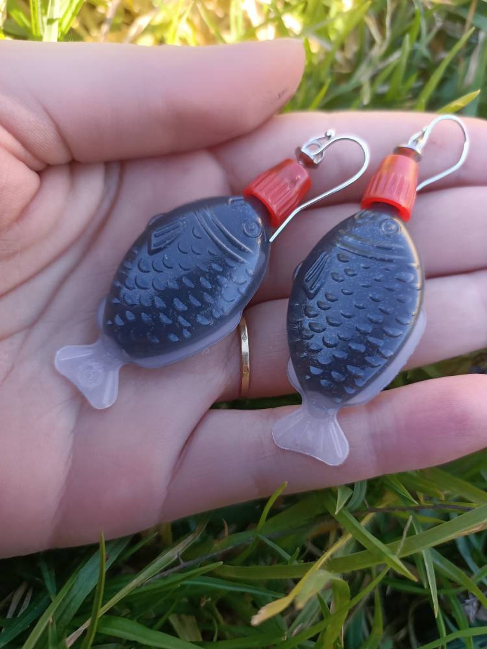 Soy sauce Resin Earrings Etsy