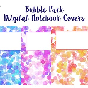 Bubble Digital Notebook Package