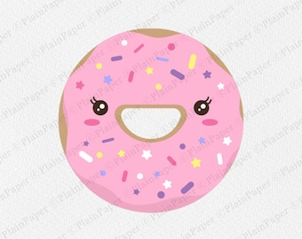 Donut SVG, Donuts cut file, Doughnut SVG, Donut Png, Cricut Sprinkles Donut SVG, Cut Files, Printable Donut, Donut clip art, Smile Donut
