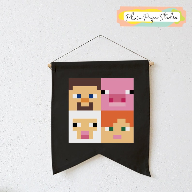 Minecraft Face SVG Minecraft Bundle Pig Sheep Chicken | Etsy