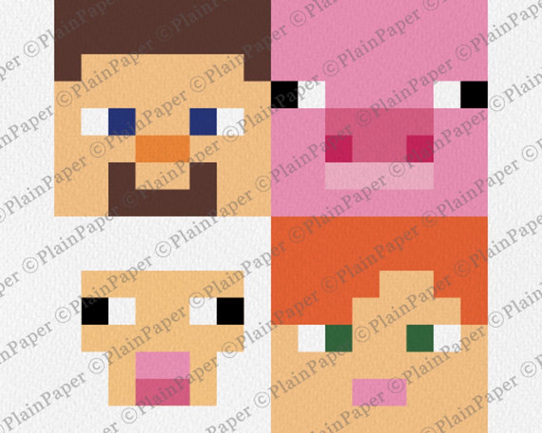 Alex Minecraft Papercraft  Free Printable Papercraft Templates