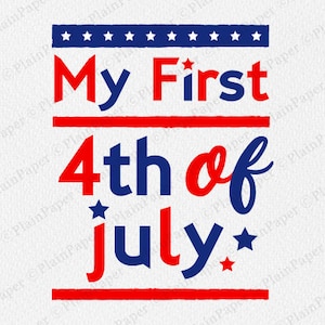 Mein erster 4. Juli Bundle Svg, Dateien für Cricut, 1. 4. Juli, druckbare, vierte Juli Svg, Unabhängigkeit Tag Svg, Cricut Silhouette