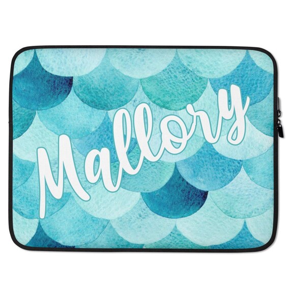 Mermaid Teal Computer Case Chromebook Case for Kids Chromebook Sleeve Personalized Laptop Sleeve Kids Personalized Chromebook Case Etsy