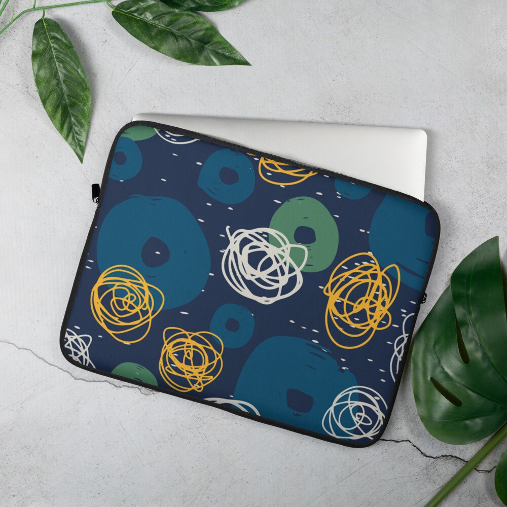 Computer Case Blue 13 in. 15 in. Laptop Case Laptop Sleeve Etsy