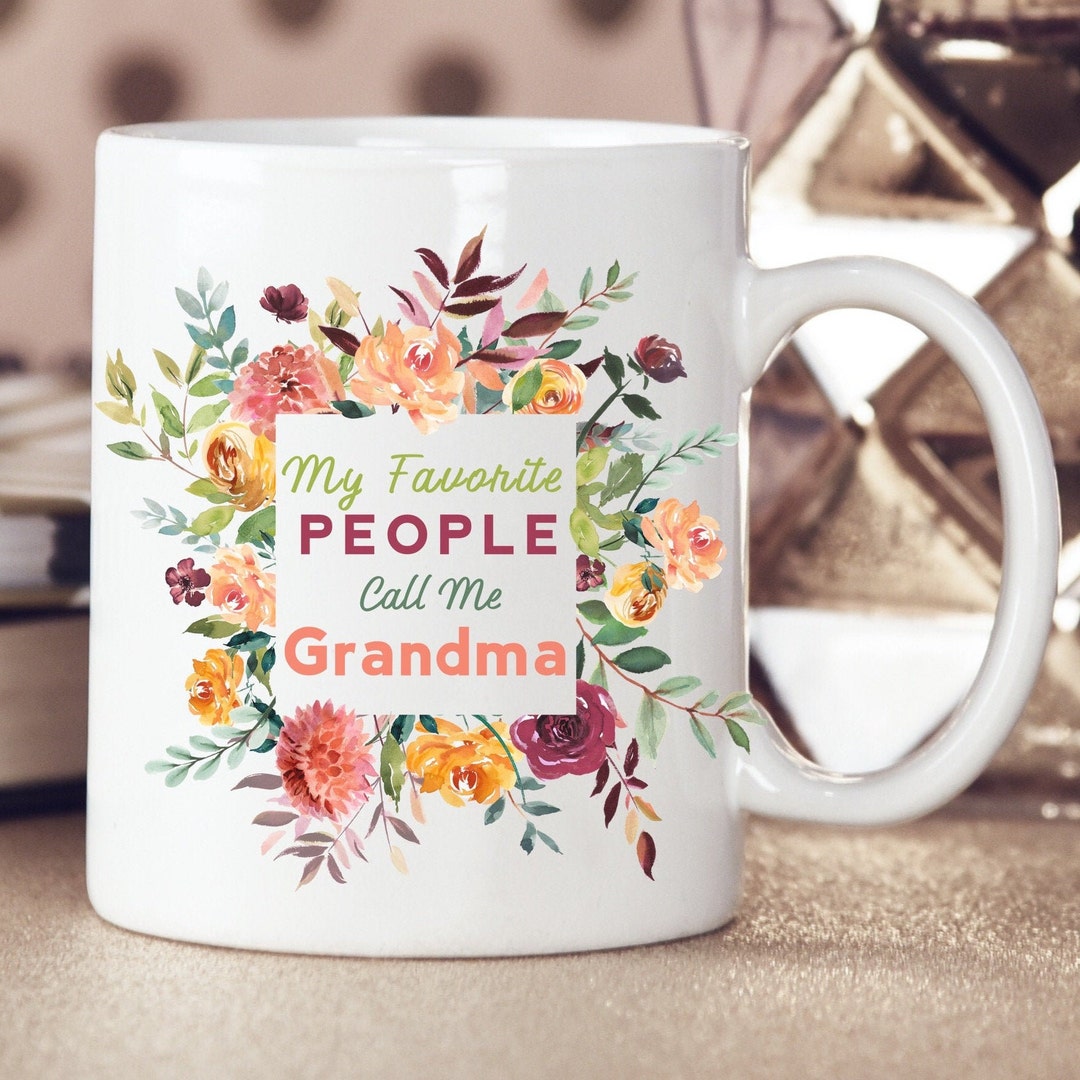 Grandma Gift Personalized Mug Gift for Grandma Grandmother - Etsy