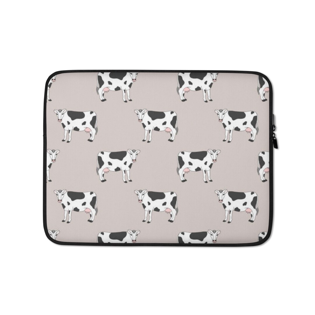 Cow Print Laptop Sleeve, Cowhide Print, Cow Print Chromebook Case, Cow ...