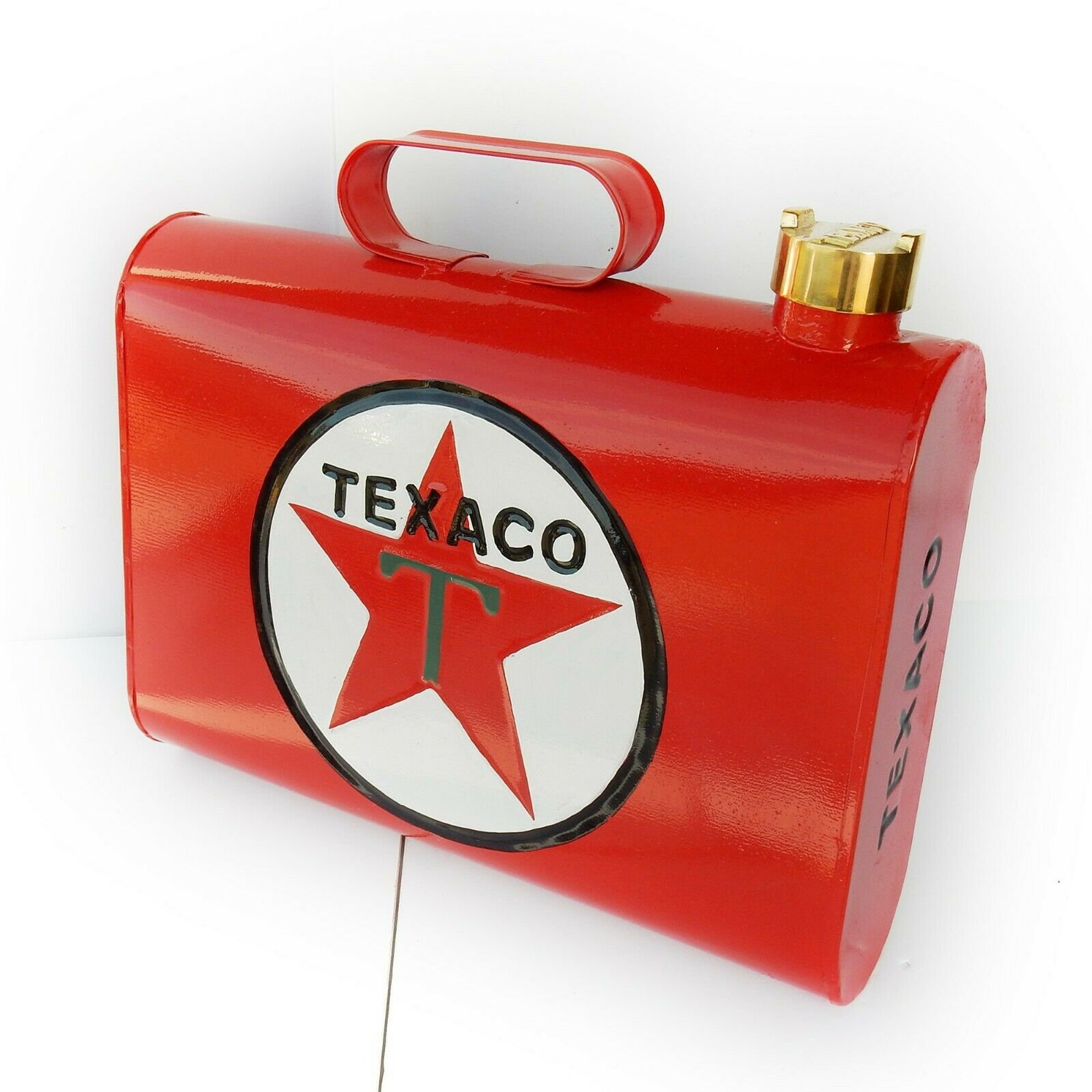 Antique Retro Style Texaco Automotive Oil Can/canister Wall | Etsy