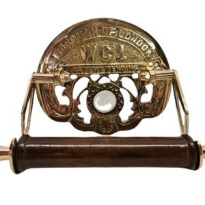 Retro collections Victorian WC-1 Toilet Roll Holder Solid Brass