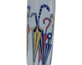 Classic Umbrella Stand Ceramic 18" Round Victorian Design Walking Stick Holder (M284)