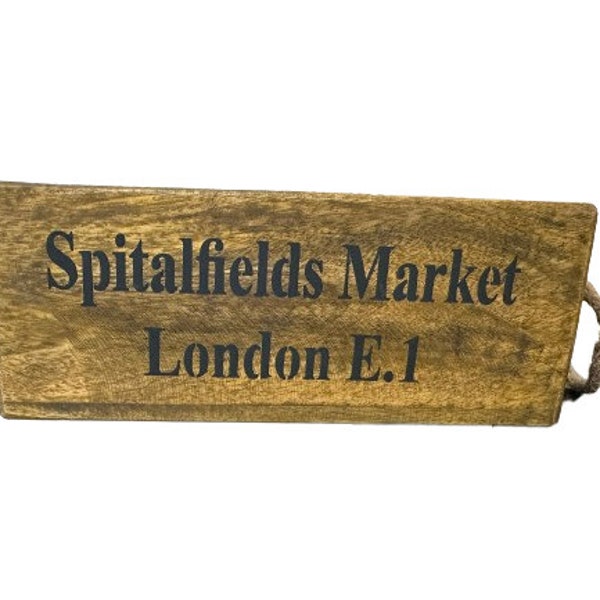 Retro Collections SPITALFIELDS Old Market Rope Wooden Storage Box (small)