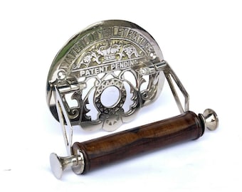 Victorian Water loo Toilet Roll Holder with chrome silver finish