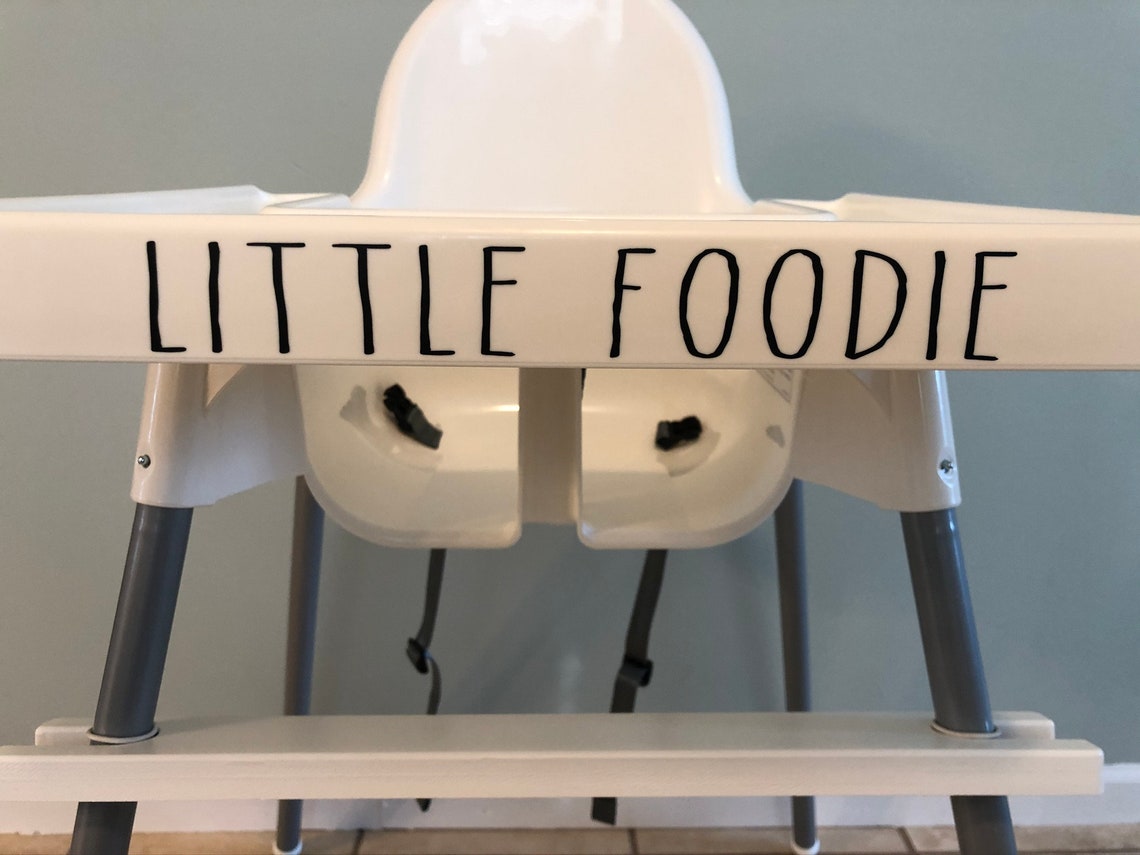 LITTLE FOODIE Decal for Antilop Tray Ikea Highchair Tray Decal Etsy