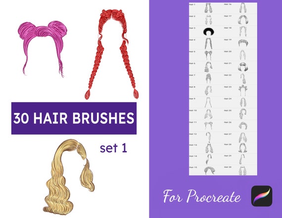 procreate curly hair brushes free download procreate curly hair brushes free download